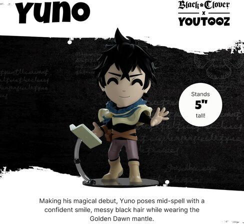 شخصية Youtooz Asta Black Clover من الفينيل مقاس 4.9 بوصة، مرخصة رسميًا من مجموعة Asta Black Clover من الرسوم المتحركة الشهيرة Black Clover من مجموعة Youtooz Black Clover in Kuwait