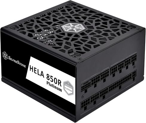 SilverStone Technology HELA 850R Platinum Cybenetics Platinum 850W PCIe 5.0 Fully Modular ATX 3.0 Power Supply with A+ Noise Rating (18dBA Average), SST-HA850R-PM in Saudi Arabia