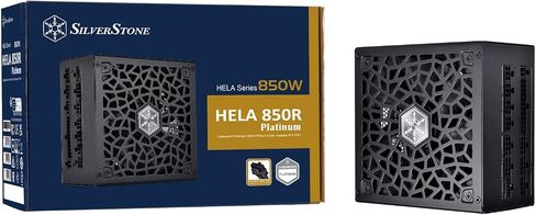 SilverStone Technology HELA 850R Platinum Cybenetics Platinum 850W PCIe 5.0 Fully Modular ATX 3.0 Power Supply with A+ Noise Rating (18dBA Average), SST-HA850R-PM in Saudi Arabia