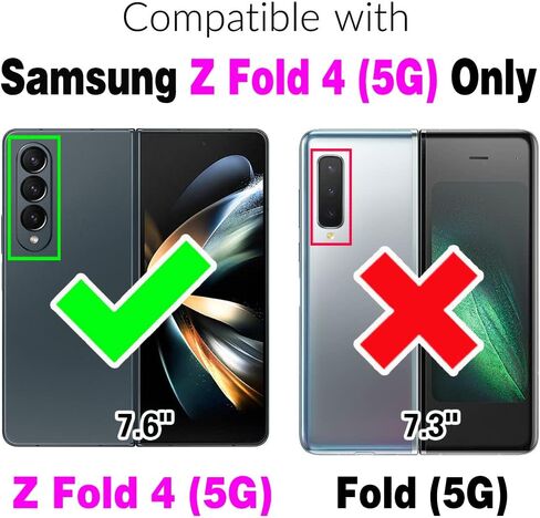 حافظة محفظة Furiet لهاتف Samsung Galaxy Z Fold 5 5G 2023 مع حزام معصم، وحزام كتف حول الجسم، و9+ فتحات للبطاقات، ومحفظة بسحاب، وغطاء هاتف محمول فاخر من جلد البولي يوريثان لهاتف ZFold5 Z5 G Fold5 5Z أرجواني in Kuwait