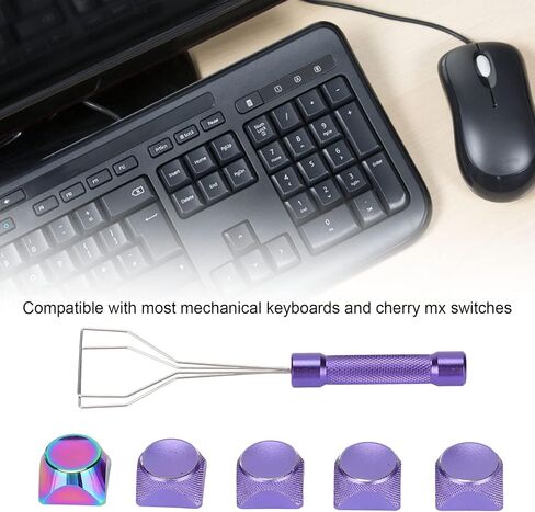 5 قطع من أغطية مفاتيح XDA من Heayzoki، أغطية مفاتيح XDA ميكانيكية للوحة المفاتيح مع طلاء ملون وزخارف جميلة، أغطية مفاتيح XDA معدنية ذات لمسة خاصة() in Kuwait