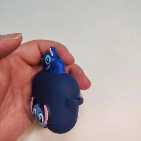 حافظة كرتونية لطيفة من السيليكون لجهاز Apple Airpod 3، مجموعة ملحقات 7 في 1، غطاء واقٍ، حافظة من السيليكون/سلسلة مفاتيح/حلقة تسلق/ملصق غبار معدني/فرشاة تنظيف/حبل مضاد للضياع، أفضل هدية in Kuwait