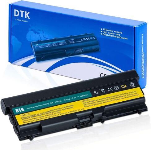 DTK 0A36303 Laptop Battery replacement for Lenovo IBM Thinkpad Apply to W530 W530i L430 L530 T430 T430i T530 T530i Notebook (Extended 9 Cells 7800mah) OA36303 in Saudi Arabia
