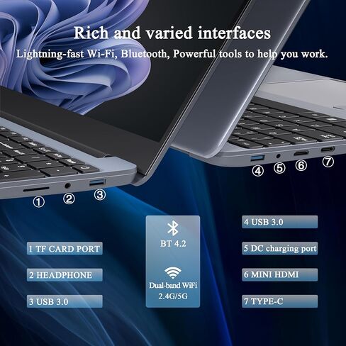 165Hz 2.5K FHD Display 15.6-inch Laptop AMD R7 5700U(up to 4.3GHz) with Radeon Graphics Notebook Computer 16GB RAM 512GB NVMe SSD Win 11 Pro&Office 2019 (16GB+512GB NVMe SSD) in Saudi Arabia