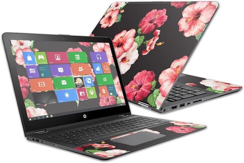 Mightyskins Skin متوافق مع Hp Envy X360 15z 15" (2016) - الكركديه | غطاء ملتف من الفينيل واقٍ ومتين وفريد ​​من نوعه | سهل التطبيق والإزالة وتغيير الأنماط | صنع في الولايات المتحدة الأمريكية in Saudi Arabia
