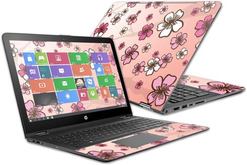 Mightyskins Skin متوافق مع Hp Envy X360 15z 15" (2016) - الكركديه | غطاء ملتف من الفينيل واقٍ ومتين وفريد ​​من نوعه | سهل التطبيق والإزالة وتغيير الأنماط | صنع في الولايات المتحدة الأمريكية in Saudi Arabia