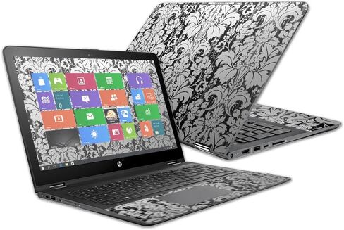 Mightyskins Skin متوافق مع Hp Envy X360 15z 15" (2016) - الكركديه | غطاء ملتف من الفينيل واقٍ ومتين وفريد ​​من نوعه | سهل التطبيق والإزالة وتغيير الأنماط | صنع في الولايات المتحدة الأمريكية in Saudi Arabia