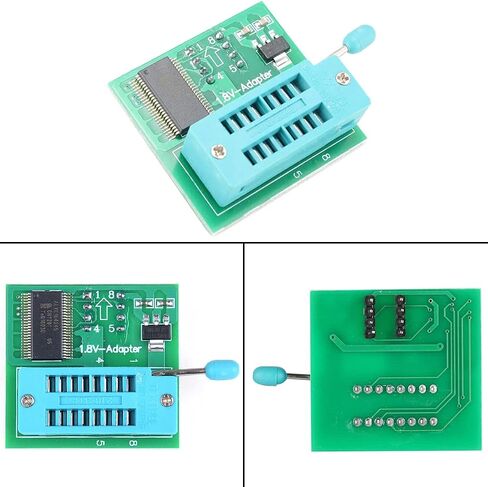 USB Programmer CH341A + 1.8V Adapter Board + SOIC8 Clip + SOP8 150mil 200mil SOP16 300mil Programming Adapter Test Socket for 24 25 Series Flash in Saudi Arabia