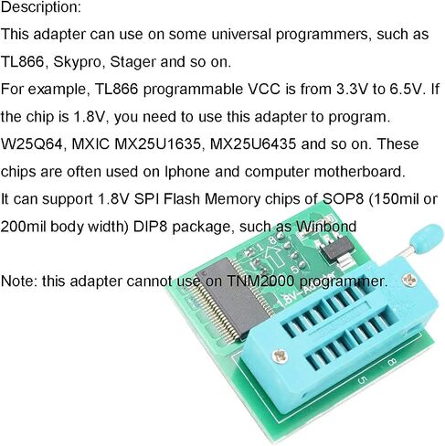 USB Programmer CH341A + 1.8V Adapter Board + SOIC8 Clip + SOP8 150mil 200mil SOP16 300mil Programming Adapter Test Socket for 24 25 Series Flash in Saudi Arabia