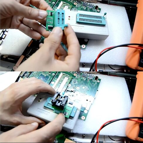 USB Programmer CH341A + 1.8V Adapter Board + SOIC8 Clip + SOP8 150mil 200mil SOP16 300mil Programming Adapter Test Socket for 24 25 Series Flash in Saudi Arabia