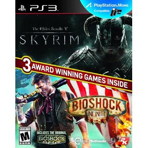 The Elder Scrolls: V:Skyrim & Bioshock Infinite Bundle - PlayStation 3 (Renewed)