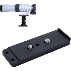 iShoot Arca-Swiss Fit Camera Quick Release Plate Compatible with Canon RF 200-800mm F6.3-9 IS USM Tripod Mount Ring Lens Collar Support Bracket, Used for Arca Fit Tripod Head Clamp