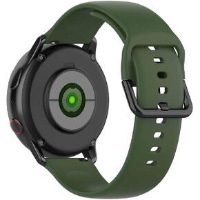 KOMI Compatible for Active 2 Watch 44mm 40mm/Galaxy Watch 4 Classic 46mm 42mm/Watch 3 41mm Band,20mm Soft Silicone Replacement Strap for Galaxy Watch Band 6 5 4 40mm 44mm/Galaxy Watch 5 Pro 45mm