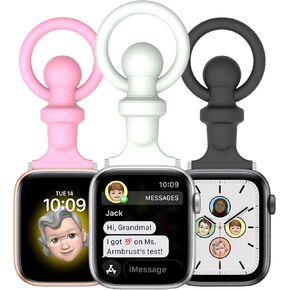 Fob Strap Compatible with Apple Watch Clip 38/40/41,42/44/45/49 Watch Bands for Women Nurse Replacement Strap for Apple Watch Ultra 2/Ultra, iWatch Series 9 8 7 6 5 4 3 2 SE Watch Strap Holder