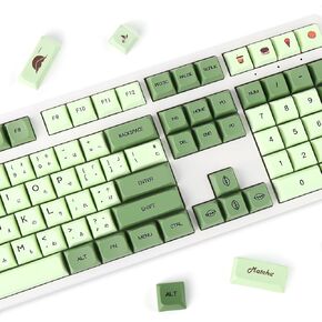 YIMAGUJRX PBT Keycaps 128 Keys Blue 996 Style Keycaps DYE-Sub Cherry Profile Keycaps,Custom Keycaps Set for Mechanical Keyboard