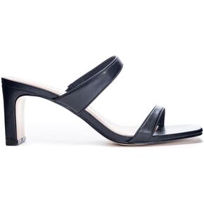 Chinese Laundry Women's YANTI Softy Kid Heeled Sandal, Black, 6.5