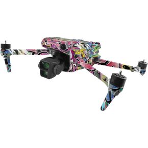 MightySkins Skin Compatible with DJI Air 3 - Puppy Fall | Protective, Durable, and Unique Vinyl Decal wrap Cover | Easy to Apply, Remove, and Change Styles