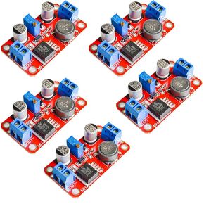 5Pcs XL6019 5A DC-DC Converter 3-40V to 5-45V Adjustable Boost Module