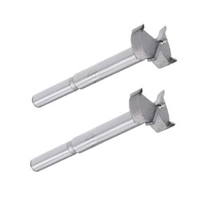 2Pcs Woodworking Hole Opener Drill Bit 24mm Forstner Drill Bits Tungsten Carbide Wood Hole Saw Hinge Drilling Bit Cutter