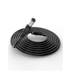 Tonton 30W 10ft Echo Show Power Extension Cord Replacement Cable 20AWG 18V 1.67A - Compatible with Show 15, Show 10 (3rd Gen), Show 8 (1st 2nd Gen), Show 2nd Gen, Plus 2nd Gen, Echo 3rd 4th Gen(Black)