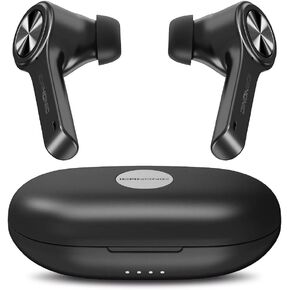 iCanonic Wireless Earbuds with Bluetooth 5.0 in-Ear Headphones and Charging Case, HD Sound/Quick-Pairing Stereo Calls/Built-in Microphones/IPX5 Sweatproof/Acoustic Bass for Sports - Black (ZT000030)