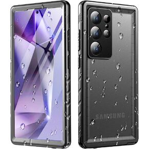 Cozycase for Samsung Galaxy S23 Ultra Waterproof Case - 360 Heavy Duty Full Body Protection/Shockproof/Dustproof/Double/Front and Back/IP68/S 23 Ultra Protective Case with Screen/Camera Protector Slim