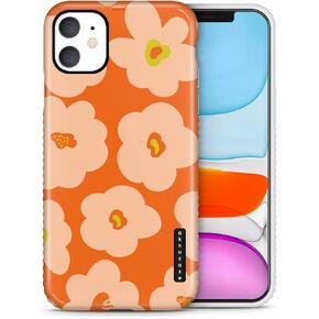 iPhone 11 Case Flower, AknaCase GripTight Serious Silicone Cute Cover for Women (Design 102952-US)