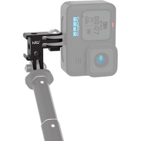 HSU Vertical Mount for GoPro, Aluminum 90 Degree Cold Shoe Direction Adapter, 1/4"-20 Screw Hole Tripod Mount for GoPro Hero 12/11/10/9/8/7/6, DJI Osmo Action 4/3 AKASO Action Camera and More