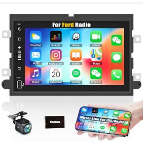 Android 13 Car Stereo for Ford F150 F250 F350 Fusion Edge Explorer Taurus Freestar with Mirror Link,7 inch Touchscreen Car Radio with WiFi,GPS Navigation,Bluetooth/FM,SWC+AHD Backup Camera[1G+32G] in Saudi Arabia