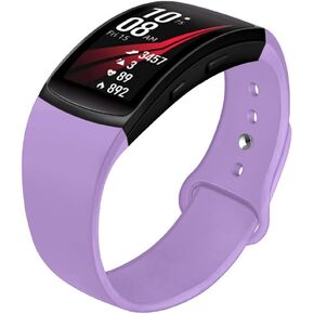 Compatible with Gear Fit 2 Band/Gear Fit 2 Pro Bands, NAHAI Soft Silicone Replacement Bands Wristband for Samsung Gear Fit 2 and Fit 2 Pro Smartwatch, Large, Black