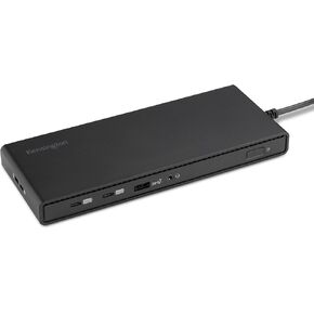 Kensington SD4842P EQ 12-in-1 USB-C Triple Monitor Docking Station vis 2X HDMI & 1x DisplayPort, 100W PD, Ethernet, Audio Jack, Security Lock Slots, for Windows and USB-C Alt-mode Laptops (K32810NA)