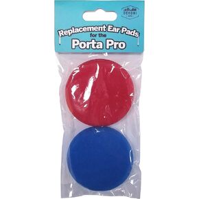 Dekoni Audio Ear Pads for Koss PortaPro Headphones | Foam Earpad Replacements | Red and Blue