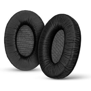 Replacement Earpads for Sennheiser HD280 PRO, HD280 Silver, HD281, HMD280 PRO, HMD281, HMD280-XQ. Soft Leather Cushions, Extra Comfort & Durability by Brainwavz (Black)