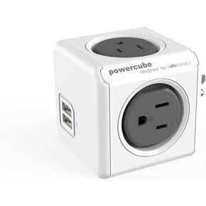 4-Outlet Surge Protector Dual USB