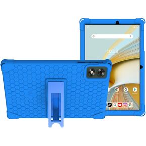 (لـ VORTEX ZTAB10) حافظة Transwon للأطفال لجهاز VORTEX ZTAB مقاس 10 بوصة، حافظة كمبيوتر لوحي Z TAB 10 - أزرق