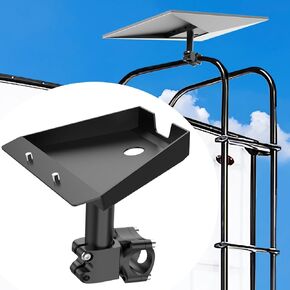 Starlink Gen 3 Rv Ladder Mount, Starlink Gen 3 Roof Rack Mount, Starlink Gen 3 Pole Clamp Mount for RV/Pole/Yacht/Camper, Starlink Gen 3 Mount Kit for Any 0.8-1.17Inch Horizontal Bar