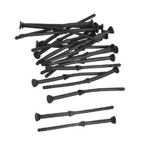 uxcell Case Fan Mount Screws Silicone Reducing Noise Vibration Mounting Pin Rivet, 7mm x 55.7mm for PC Chassis Cooling Fans 10 Pcs