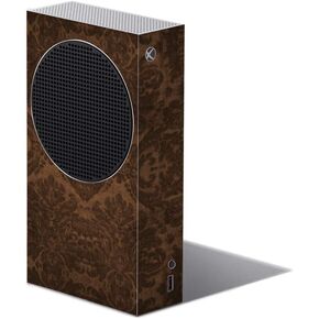 MightySkins Skin Compatible with Xbox Series S - Brown Linen | Protective, Durable, and Unique Vinyl Decal wrap Cover | Easy to Apply and Change Styles | Made in The USA
