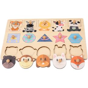 Adena Montessori Animal and Shape Matching Puzzles for Babies an Invaluable Tool for Baby's Development