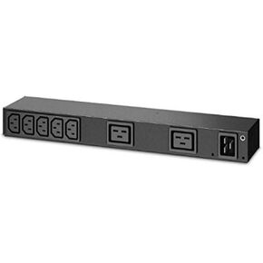 APC Rack PDU, Basic, 0U/1U, 100-240V/20A, 220-240V/16A, (7) C13, (2) C19
