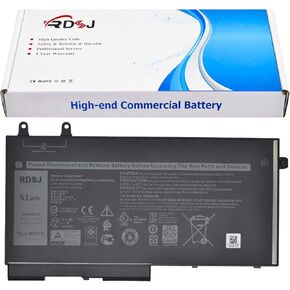R8D7N Laptop Battery for Dell Latitude 5400 5410 5500 5510 5511 Precision 3540 M3540 3550 Inspiron 7590 7591 7791 2-in-1 Series 0R8D7N 1V1XF 4GVMP H82T6 RF7WM 9JRYT X77XY C5GV2 W8GMW 0W8GMW 11.4V 51Wh