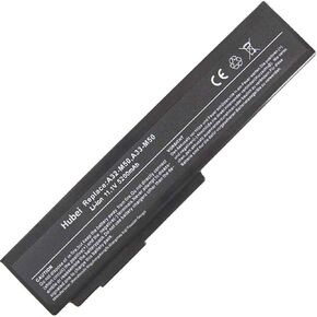 Hubei A32-N61 A32-M50 A33-M50 Laptop Battery Replacement for Asus N53SV N53S G50VT G51VX M50 N53 N53J N53JQ N53SN N61J N61JQ N61JV A32-N61 A32-M50 G50 G60 G51J L062066 M60(11.1V 5200mAh)