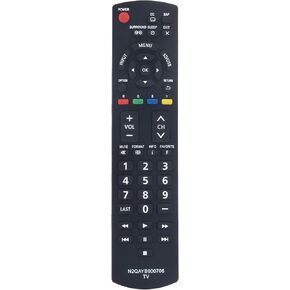 N2QAYB000706 Replace Remote Fit for Panasonic Viera TV TC-P50U50 TC-P42X5 TC-P50X5 TC-P60U50 TC-L32X5 TC-L32X5X TCP50U50 TCP42X5 TCP50X5 TCP60U50 TCL32X5 TCL32X5X TC-L24X5