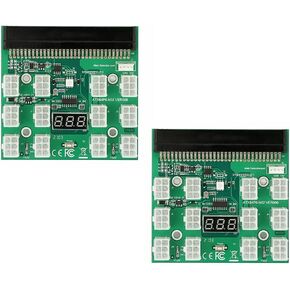 2Pcs 6PIN 1200W Server Power Supply Breakout Board for HP DPS-1200QB A PSU GPU