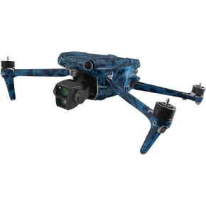 MightySkins Skin Compatible with DJI Air 3 - Ocean Waves | Protective, Durable, and Unique Vinyl Decal wrap Cover | Easy to Apply, Remove, and Change Styles