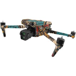 MightySkins Skin Compatible with DJI Air 3 - Puppy Fall | Protective, Durable, and Unique Vinyl Decal wrap Cover | Easy to Apply, Remove, and Change Styles