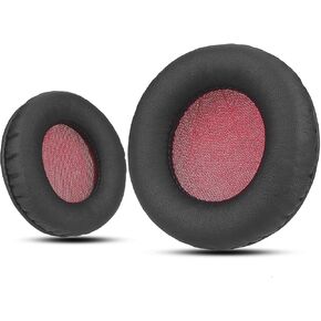 Krone Kalpasmos Headphones Pads Replacement 75mm for Audio Technica ATH S200BT Headphones, Headphone Ear Covers Replacement for Sony MDR-NC6, AKG K518LE, Black & Gray in Saudi Arabia