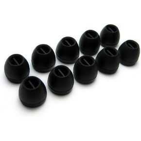 10pcs- (Sn-Sm) Replacement Set Earbuds Eartips Compatible with JLab JBuds Air, Air Sport, Air Icon, Air Exclusive, and Epic Air Sport True Wireless Earbuds Earphones
