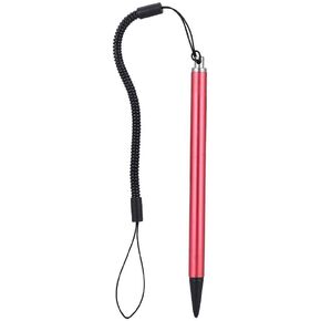 Spring Rope Touch Pen Painting Resistive Touchscreen Hard tip for POS,PDA,Industrial PC,Car Navigatior Red