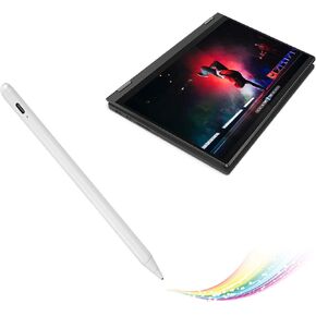 Active Stylus Pen for Lenovo Flex 5/7 2-in-1,Digital Pencil Compatible with Lenovo Flex 5/7 2-in-1 Stylus Pen,Good for Note-Taking and Sketching Pens with Touch Control,White
